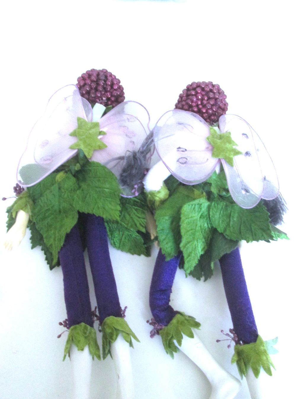 Figuren: 2 Elfen aus Keramik, vintage – Gebraucht aus Sementina von babucia 2