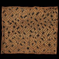 Raphia-Plüschgewebe, "Velours du Kasaï", Afrikanische Kunst
