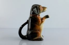 1 Kanne Hund, Tee, Kaffeekanne Figur Cortendorf 6703 B, 40er