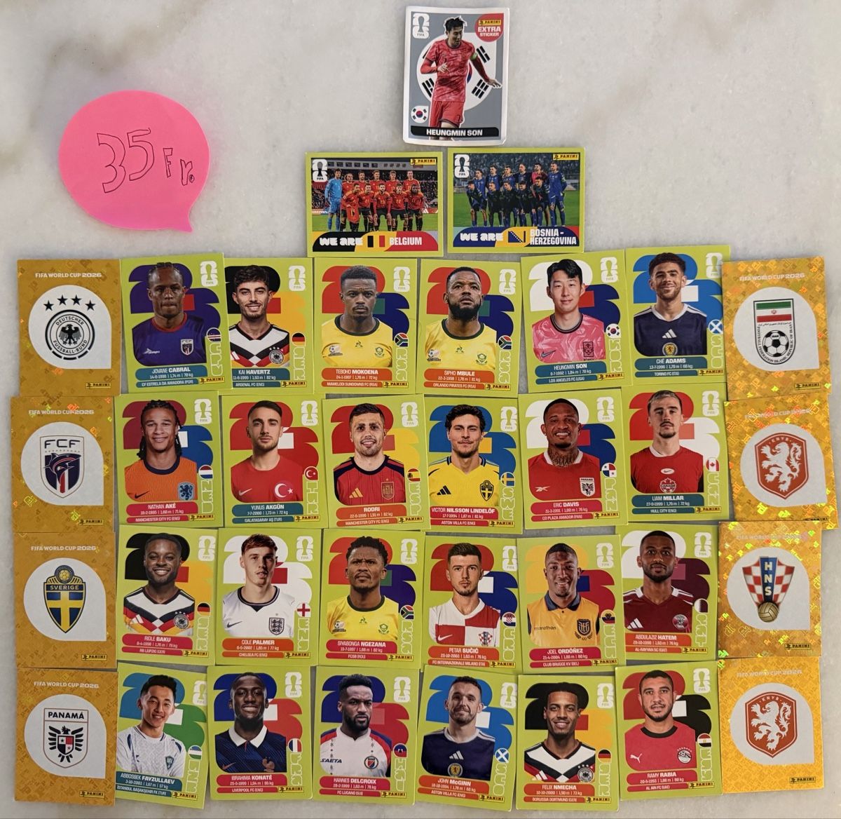 Panini Carte collezionabili: Panini WM 2026 / Wappen und Extra Sticker – Usato da Neuenkirch venduto da spielzeuginsel