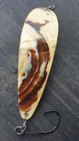 Perlmutt Tropfen Gold Lip montiert und eingestellt!