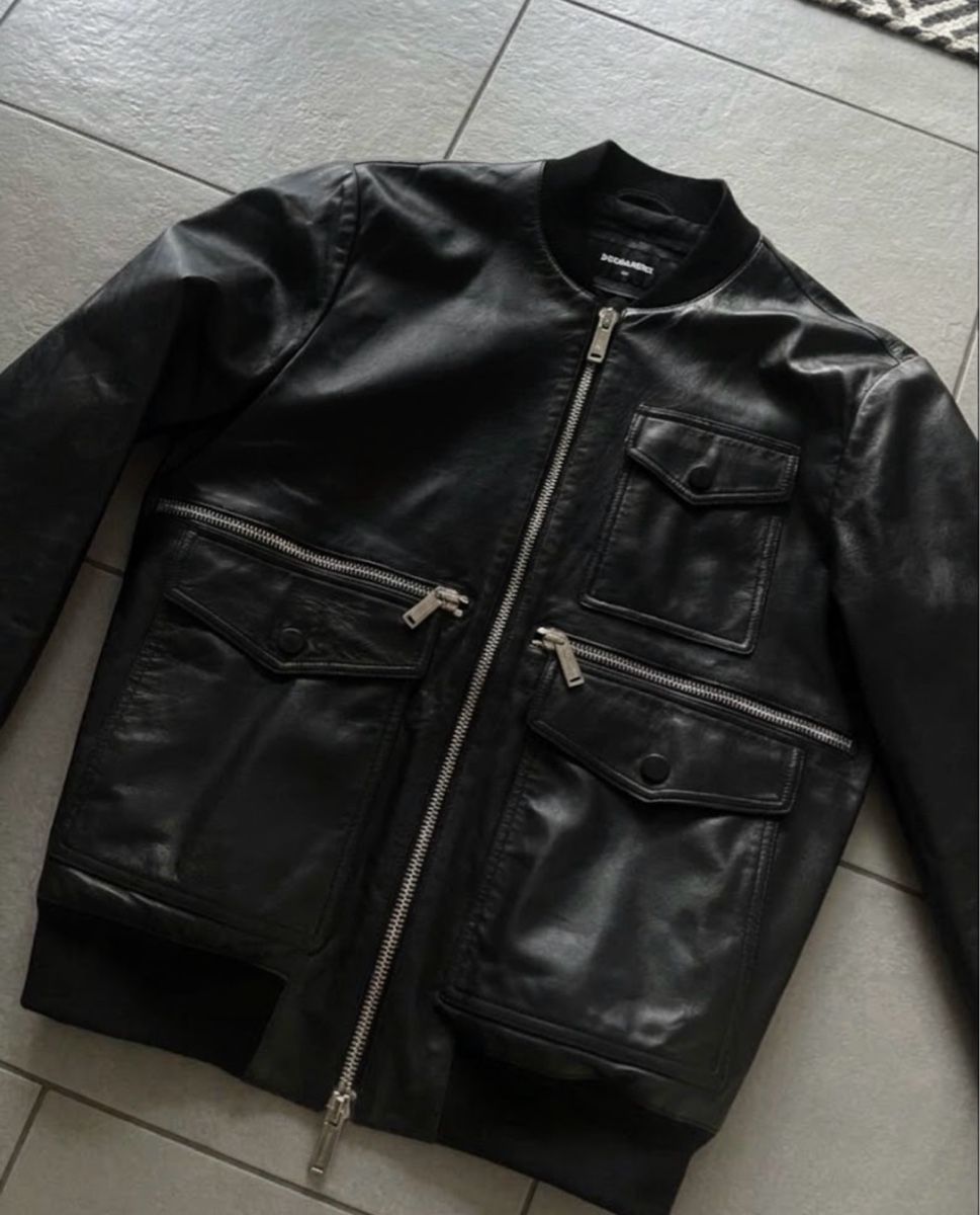 Dsquared2 Giacche: Daquared2 giubbotto pelle uomo 50 – Usato da Mendrisio venduto da fly_9wzx 1