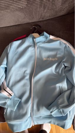 Palm Angels Trainingsjacke hellblau neuwertig