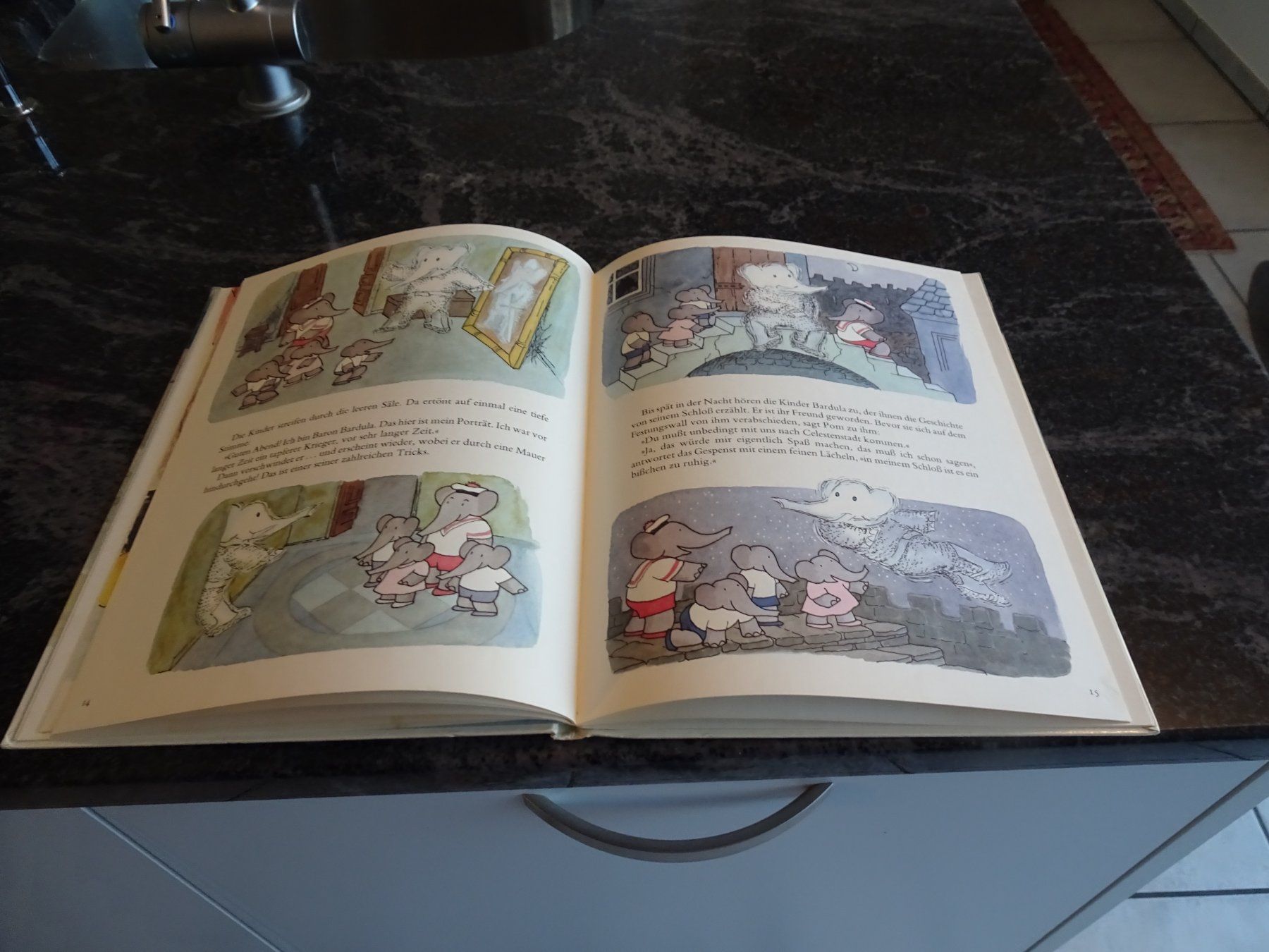 Libri: Babar und das Gespenst, Kinderbuch  Laurent de Brunhoff 1983 – Usato da Zürich venduto da Roulet 6