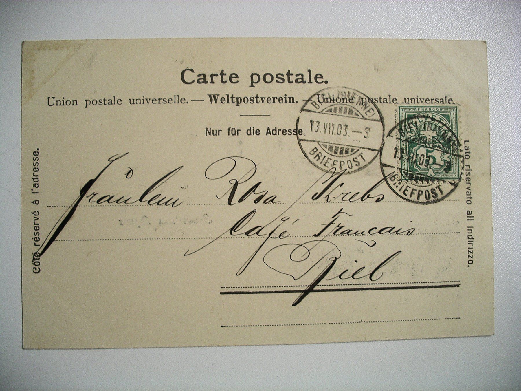 Cartoline postali: s/wAK  LIGERZ – Usato da Oberhofen am Thunersee venduto da luuping99 1