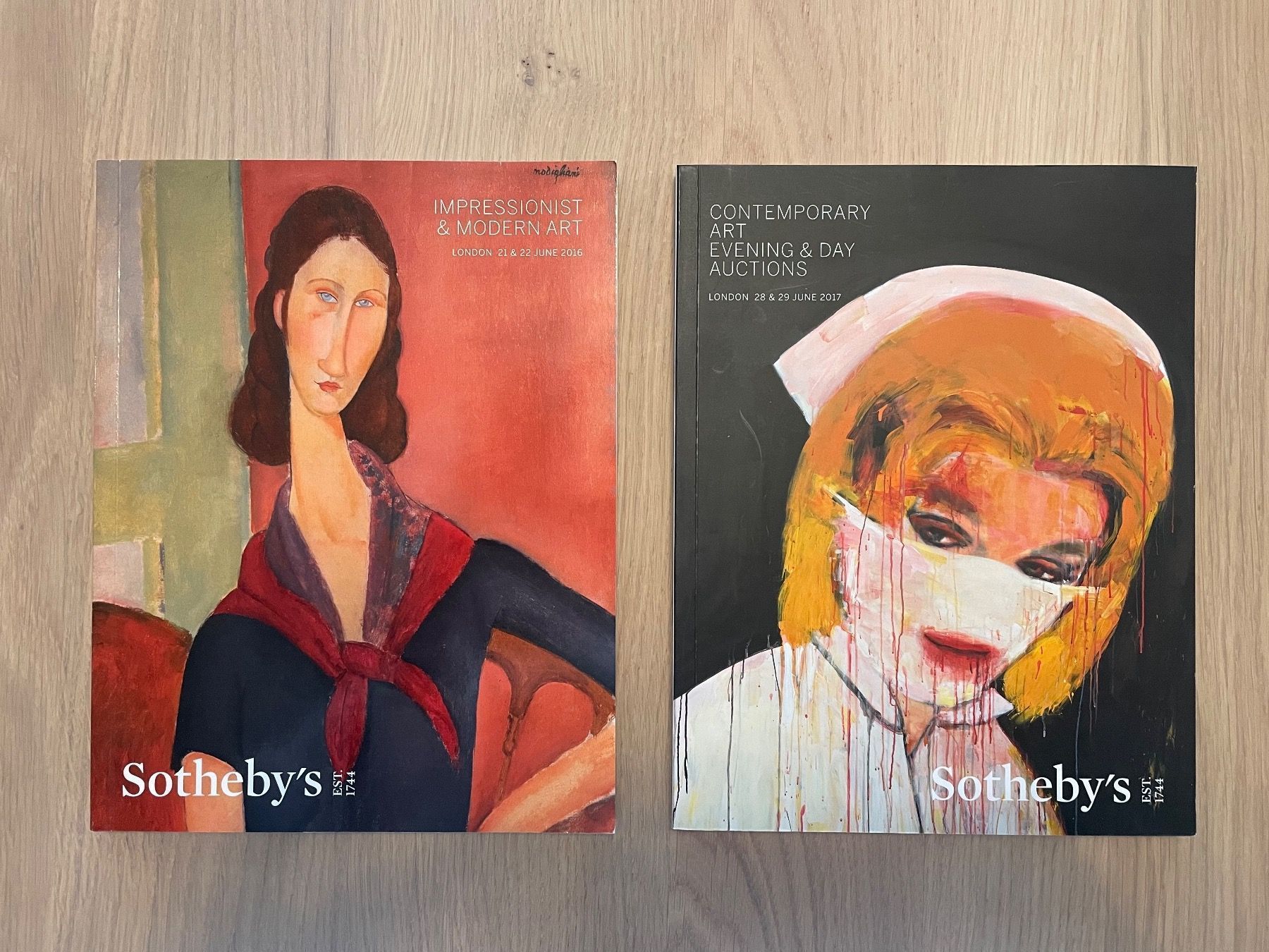 Libri: Sotheby‘s Impressionist & Contemporary – Usato da Zürich venduto da Swissair1234