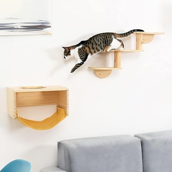 Tiragraffi: Katzen Klettern Wall Lounge mit Leiter – Nuovo e nell'imballaggio originale da Oberentfelden venduto da Sch_md58