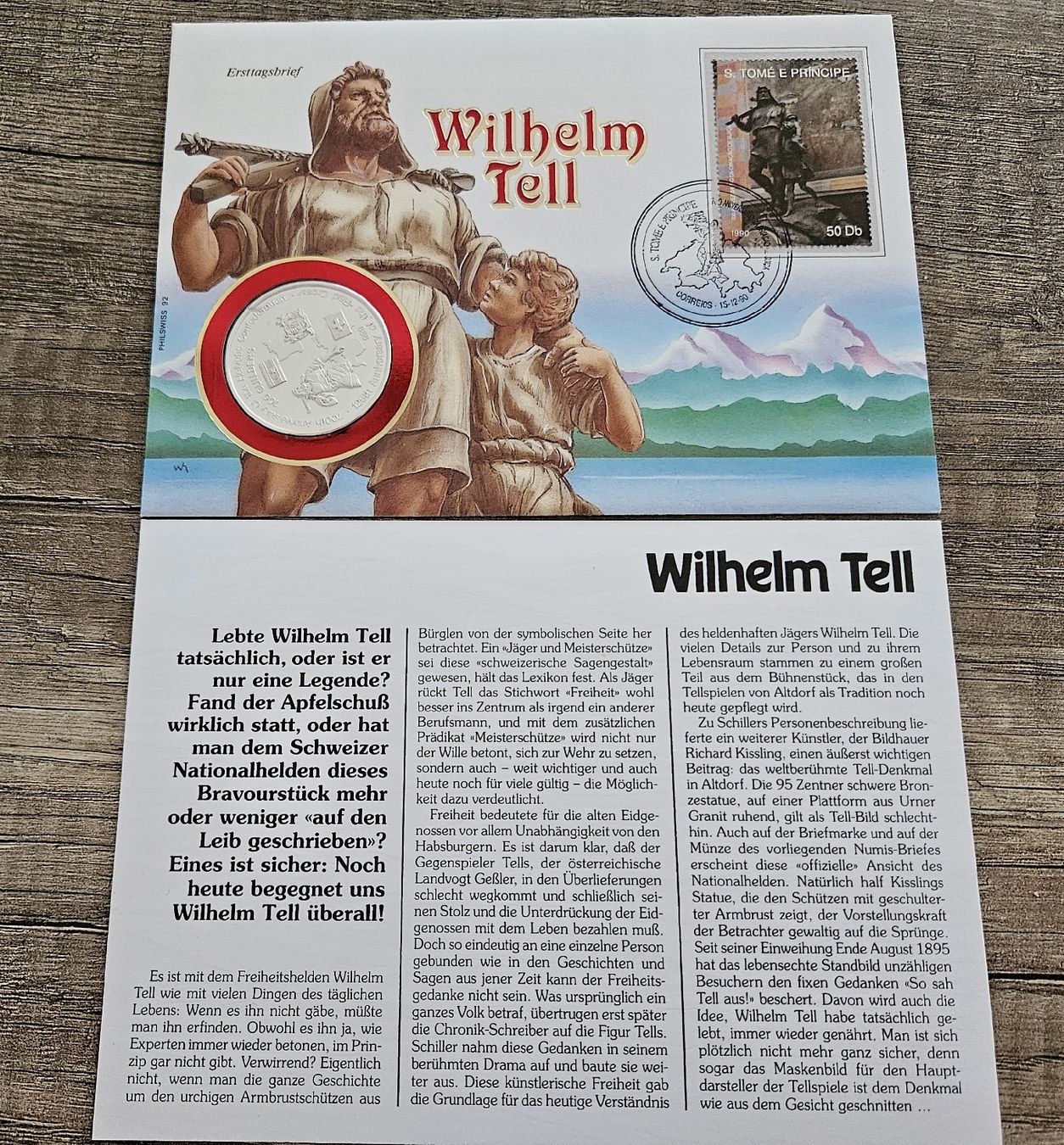 Tutti le monete: Silber-Münzbrief Wilhelm Tell – Usato da Winterthur venduto da ManuM88 2