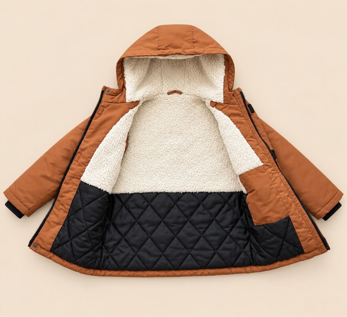 Jacken & Mäntel: PARKA ENFANT MARRON DOUBLÉE – Neu (gemäss Beschreibung) aus Lausanne von mar_6snp 2