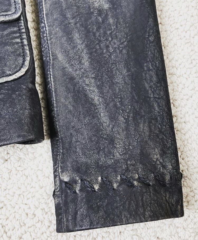 Hugo Boss Jacken: Hugo Boss leather unique blue jacket – Neu (gemäss Beschreibung) aus Dallenwil von ZD2019 2