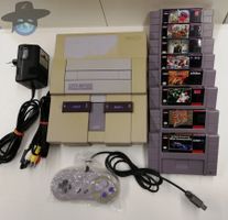 Super Nintendo SNES - USA NTSC Version + 8 Games / getestet