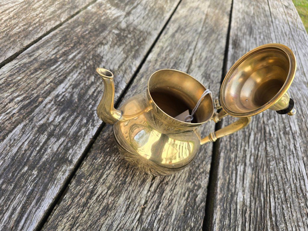 Teiere: Metall: Teekrug Messing M-ANGEBOT – Usato da Romanshorn venduto da Rachacha 2