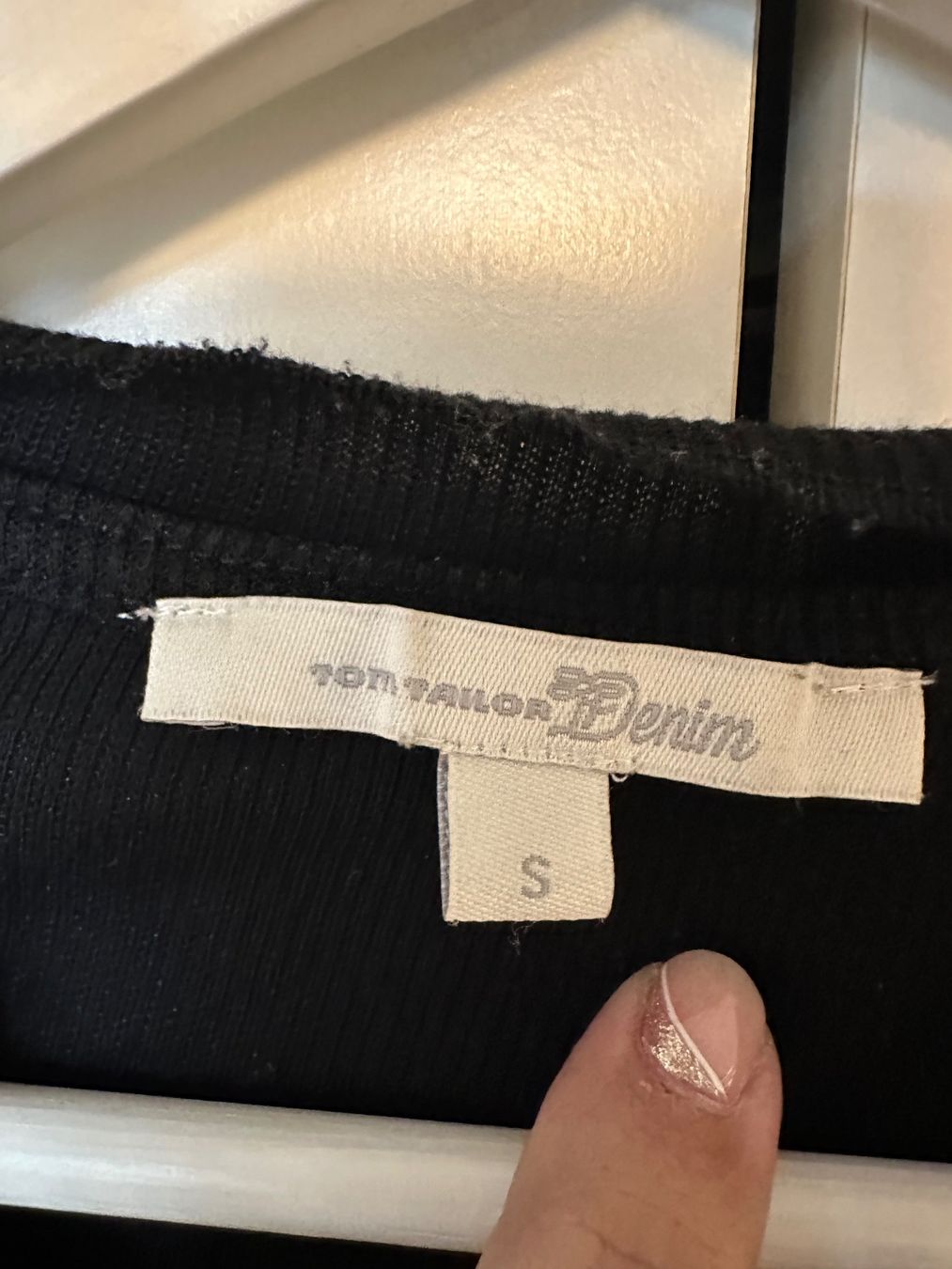 Tom Tailor Maglioni & Felpe: Tom Tailor Denim Shirt, schwarz, Grösse S – Usato da Schaan venduto da Hermine2018 1