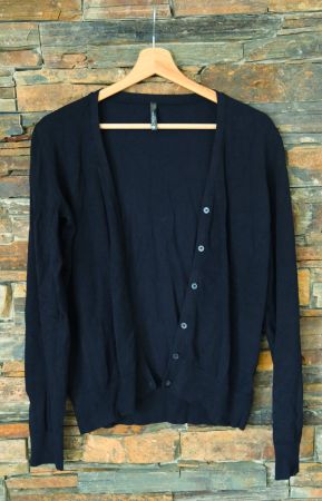 Strickjacke, Jäckchen Damen Gr. L Chicorrée dunkelblau
