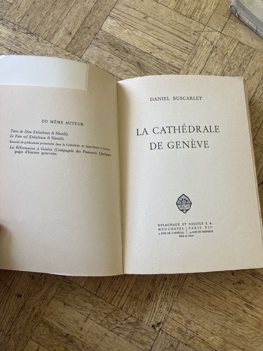 Libri: La cathédrale de Genève  – Usato da Carouge GE venduto da Lapsus23 1