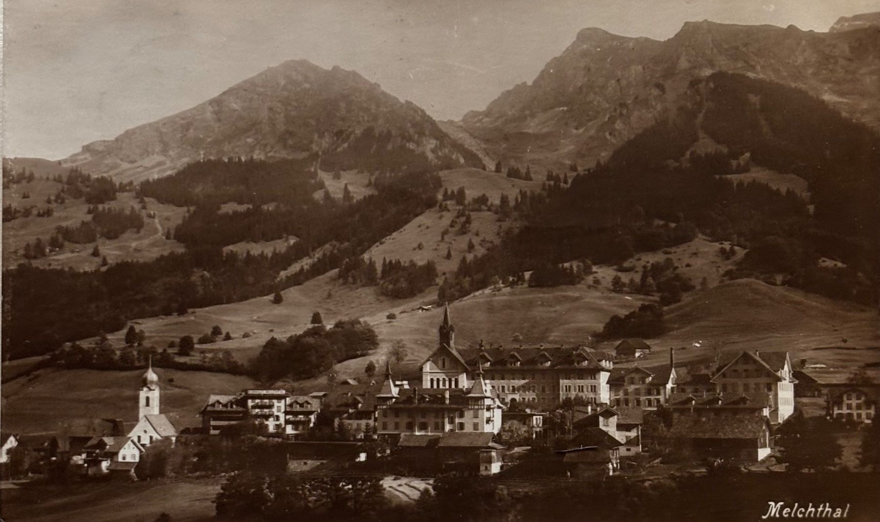 Cartoline postali: Melchtal, Obwalden, Vollstempel – Usato da Frauenfeld venduto da Merk52