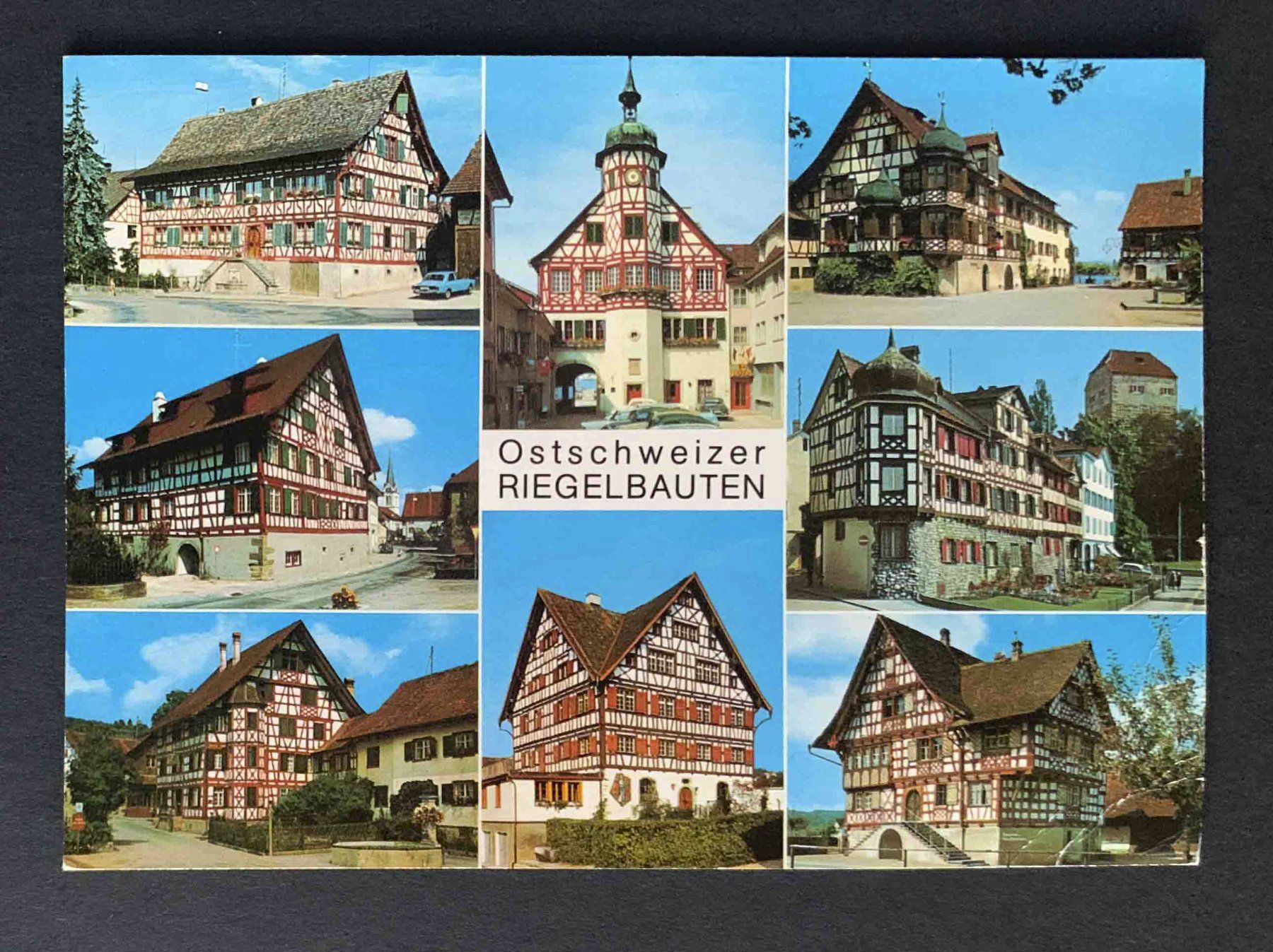 Ansichtskarten: AK Ostschweizer Riegelbauten – Gebraucht aus Goldau von artelier1