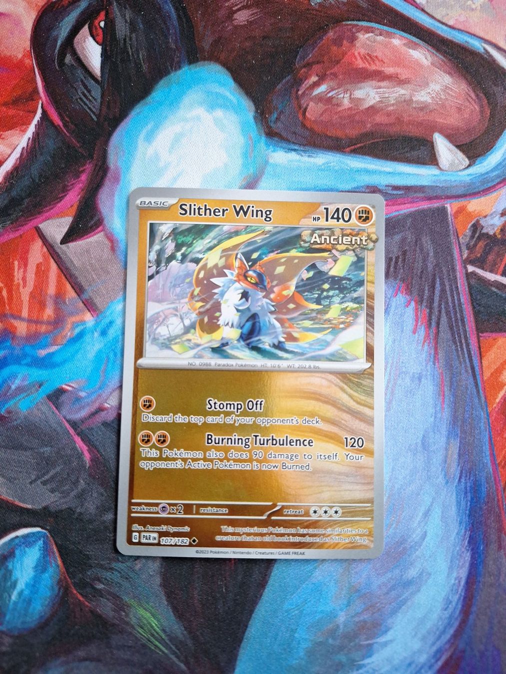 Pokémon Carte collezionabili: Slither Wing - Reverse Holo - Pokemon Paradox Rift – Usato da Altstätten SG venduto da GGsGameshop