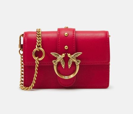 Pinko LOVE ONE MICRO - Umhängetasche - red