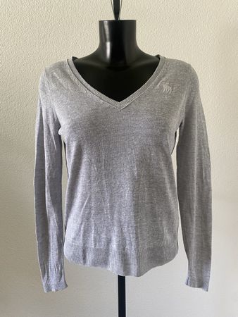 Abercrombie & Fitch Pulli Gr. S, Grau
