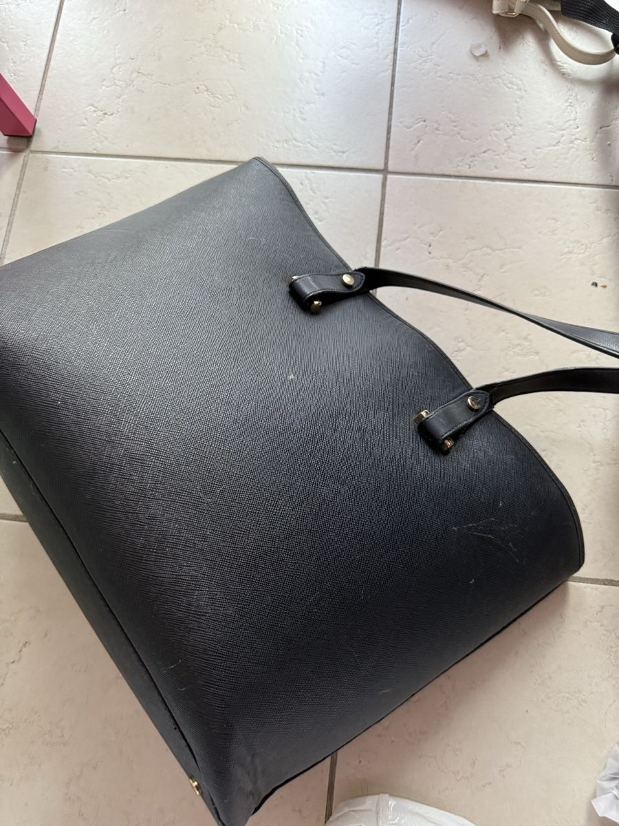 Borse: Damentasche Shopper schwarz Kunstleder gebraucht – Usato da Kreuzlingen venduto da sop_kxw5 2
