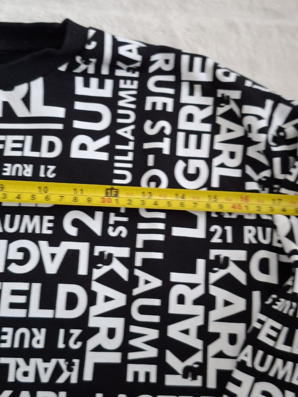 Karl Lagerfeld Maglioni & Felpe: Karl Lagerfeld Pull Noir/Blanc, Taille S, – Usato da Renens VD venduto da ser_j2fn 1