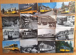 16 Ak Tram Strassenbahn Pferdebahn, Stuttgart, Deutschland
