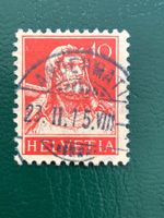 Schweiz 1915 Tell 10 Rp. Type 1 Vollstempel ANDERMATT 23.II.