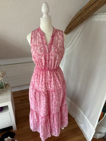 Maxikleid Gr. M, Pink Baumwolle