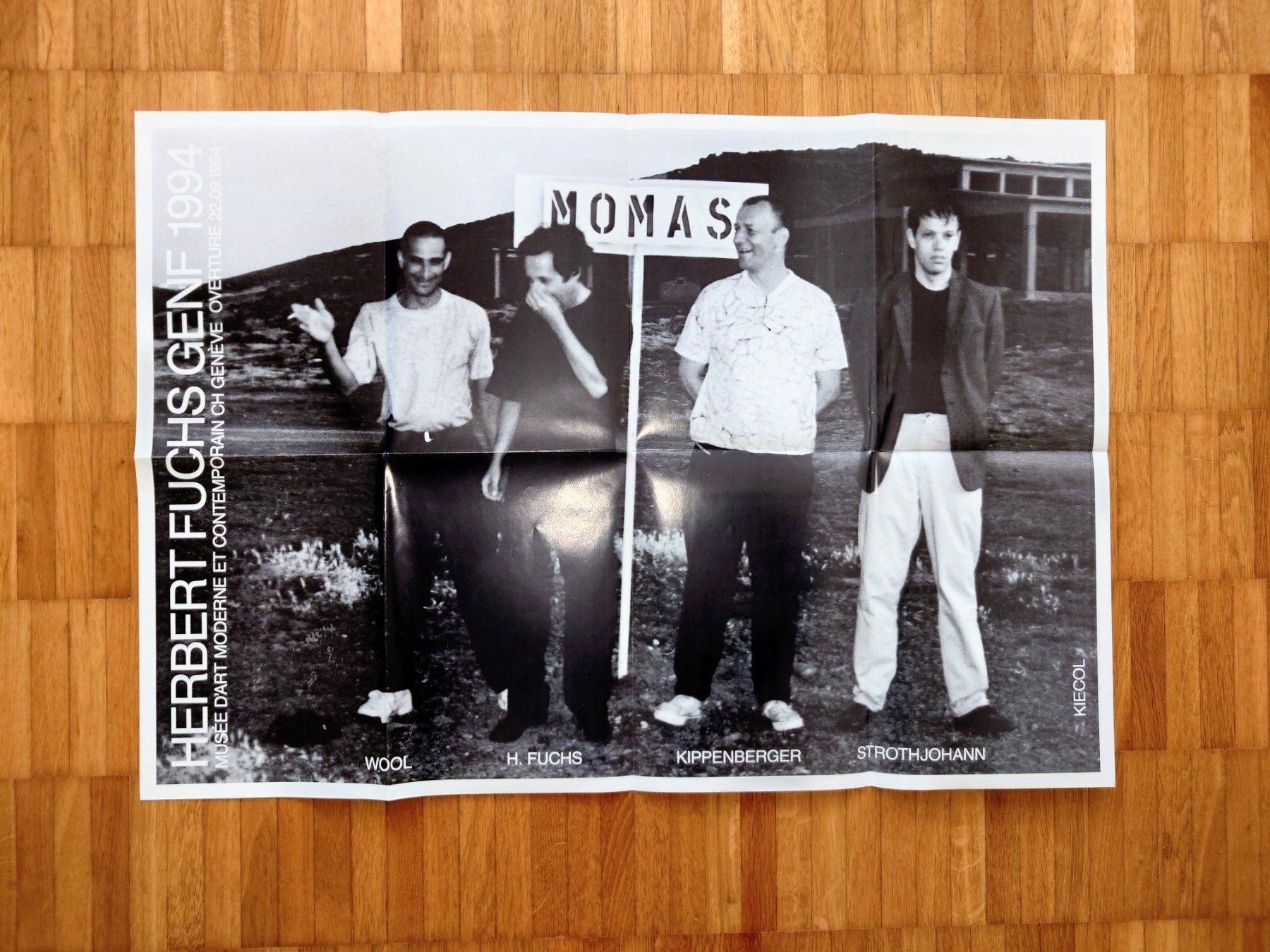 Posters & Illustrations: Herbert Fuchs "MOMAS" Kippenberger, Wool, etc. 1994 Ultrarar – Neuf (Voir description) à Zürich par Artnex
