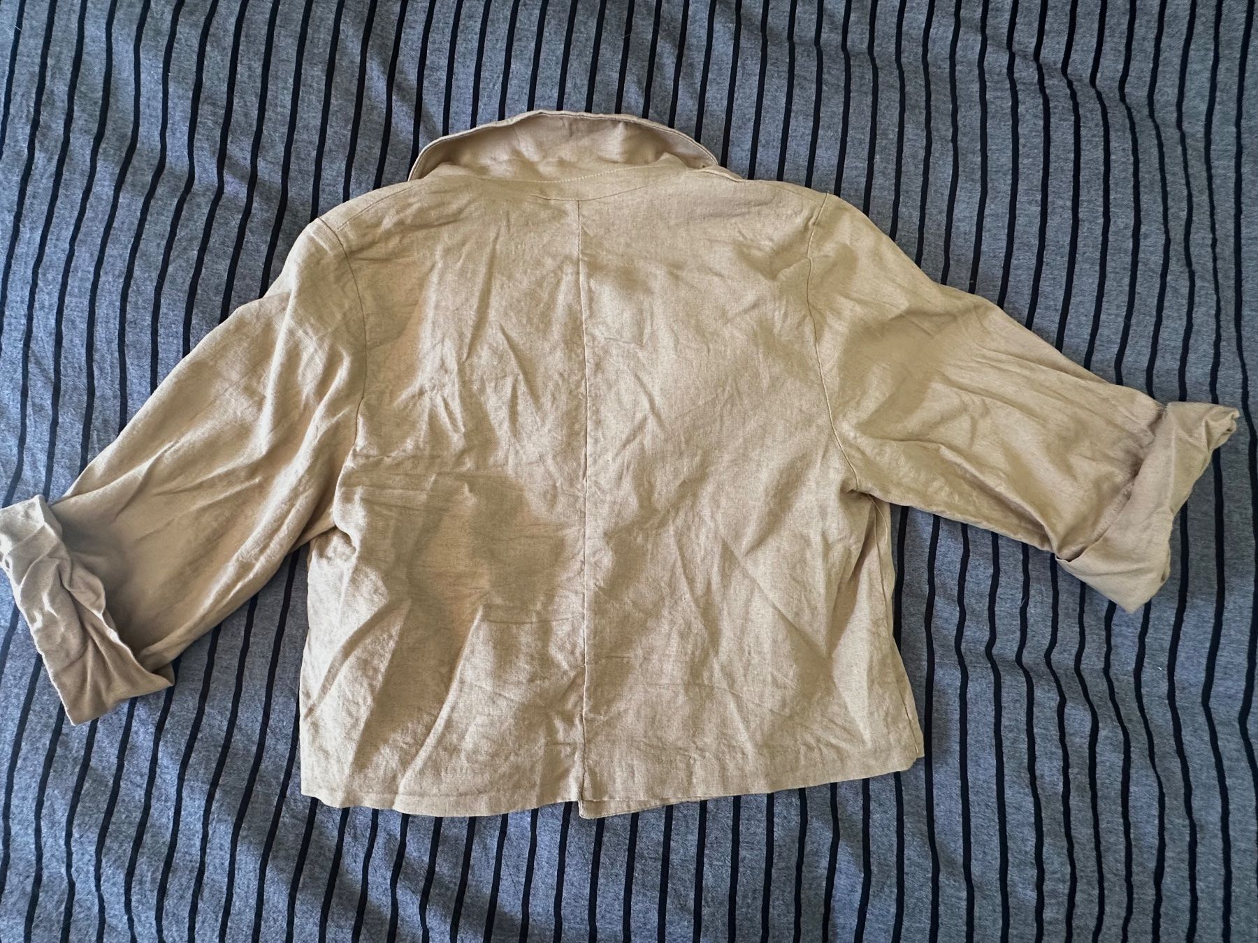 Zara Giacche: ZARA Leinenjacke / kurzer Blazer – Nuovo (secondo la descrizione) da Haldenstein venduto da enie123 1