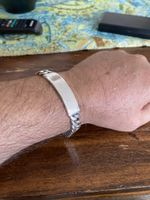 Armband Sterling Silber 925 massiv, schwer, handgemacht, vin
