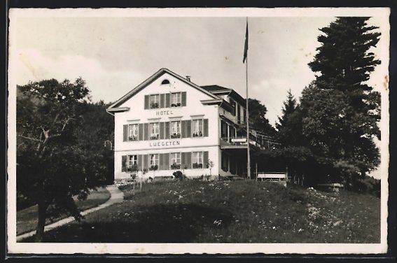 Cartoline postali: AK Pfäffikon, Hotel Luegeten – Usato da Berlin venduto da bartko-reher