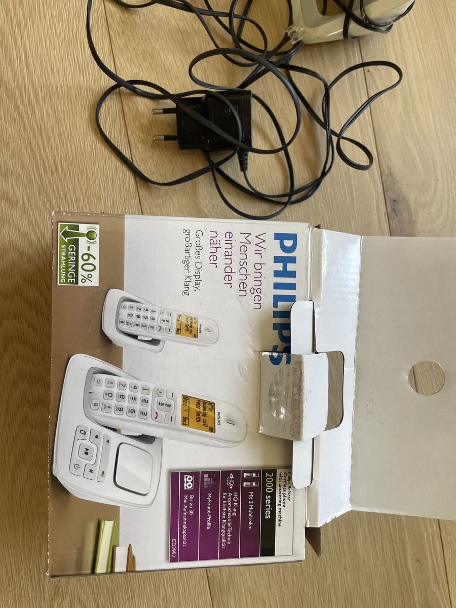 Philips Telefoni: Philips Schnurloses Telefon Serie 2000 – Usato da Zürich venduto da ape_gb8z 2