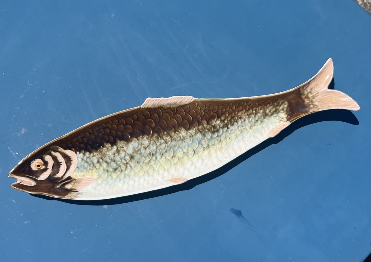 Piatti di portata: Ancien plat à poisson faïence peinte main – Nuovo (secondo la descrizione) da Genève venduto da DELIRBEADS 5