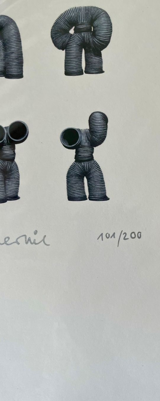Foto & Immagini: Kunstdruck 50 Jahre Mummenschanz – Nuovo e nell'imballaggio originale da Bern venduto da schm1969 1