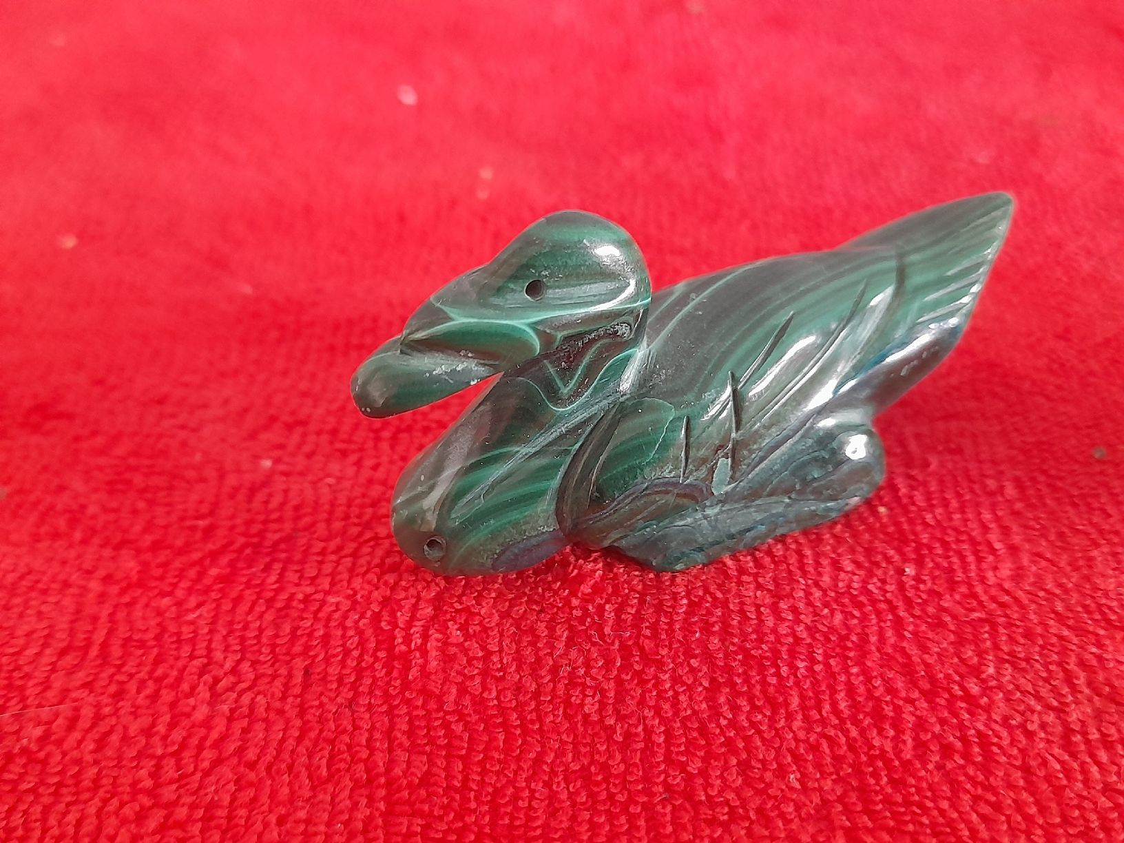 Alle Dekorationen: Dekorative Entenfiguren, Malachit & Resin, Vintage! – Gebraucht aus Winterthur von Ufff512 1