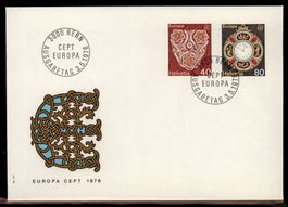 1976, FDC, Europa (576–577)