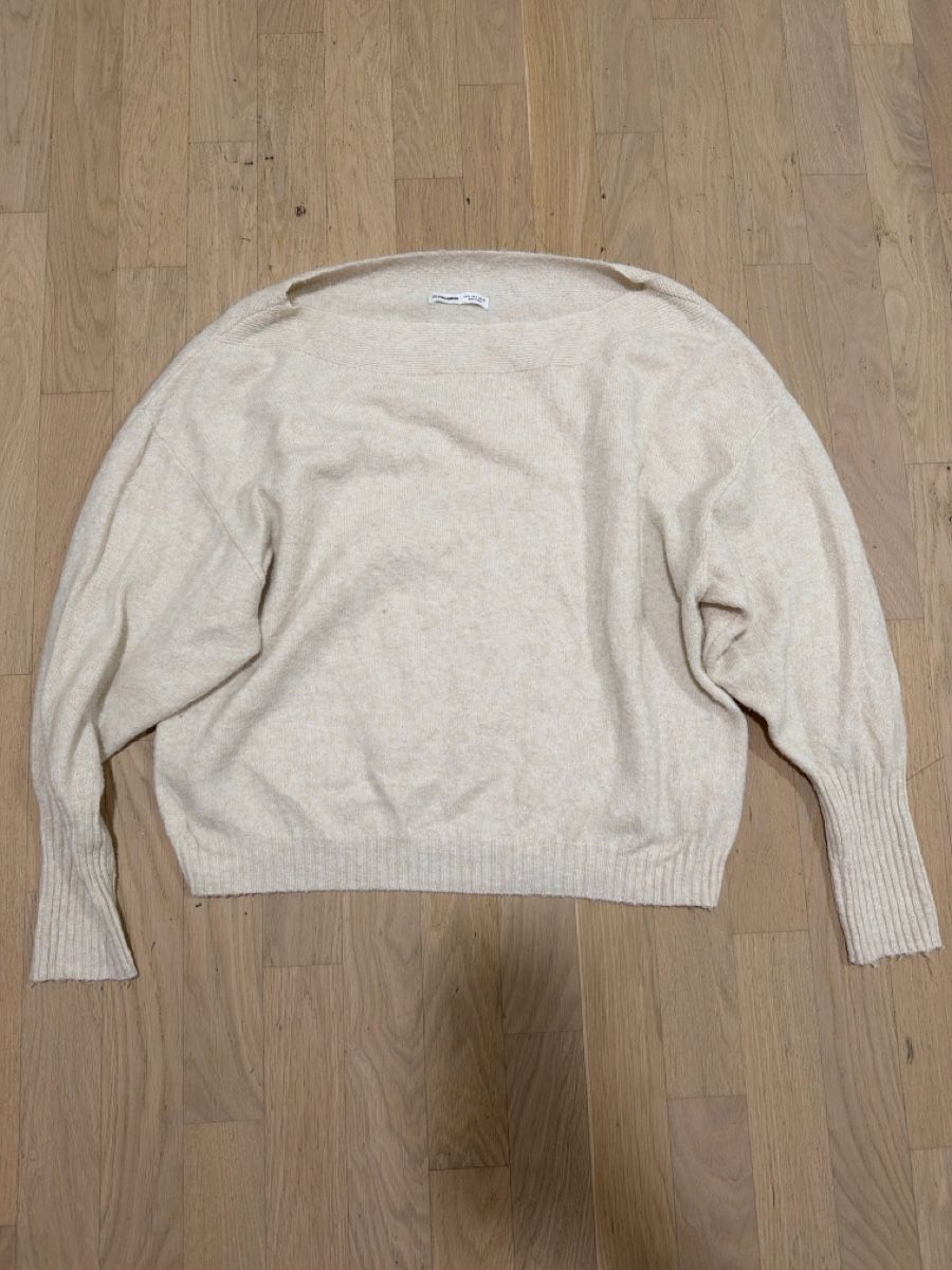 Pullover & Sweatshirts: Beiger Strickpullover – Gebraucht aus Effretikon von MaisonNade