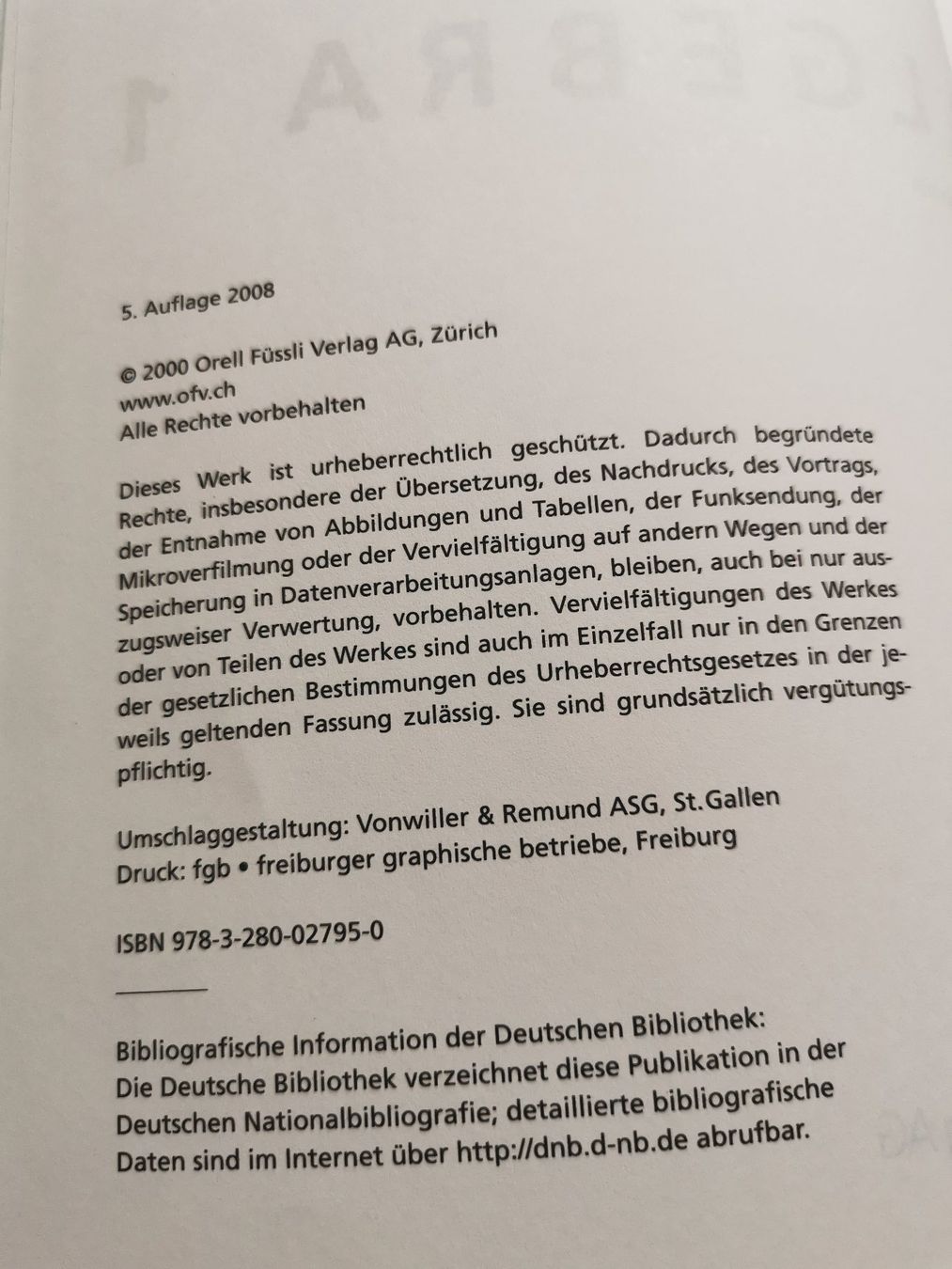 Bücher: Mathematikbuch Algebra 1 Aufgaben – Gebraucht aus Galgenen von amoxan1 1