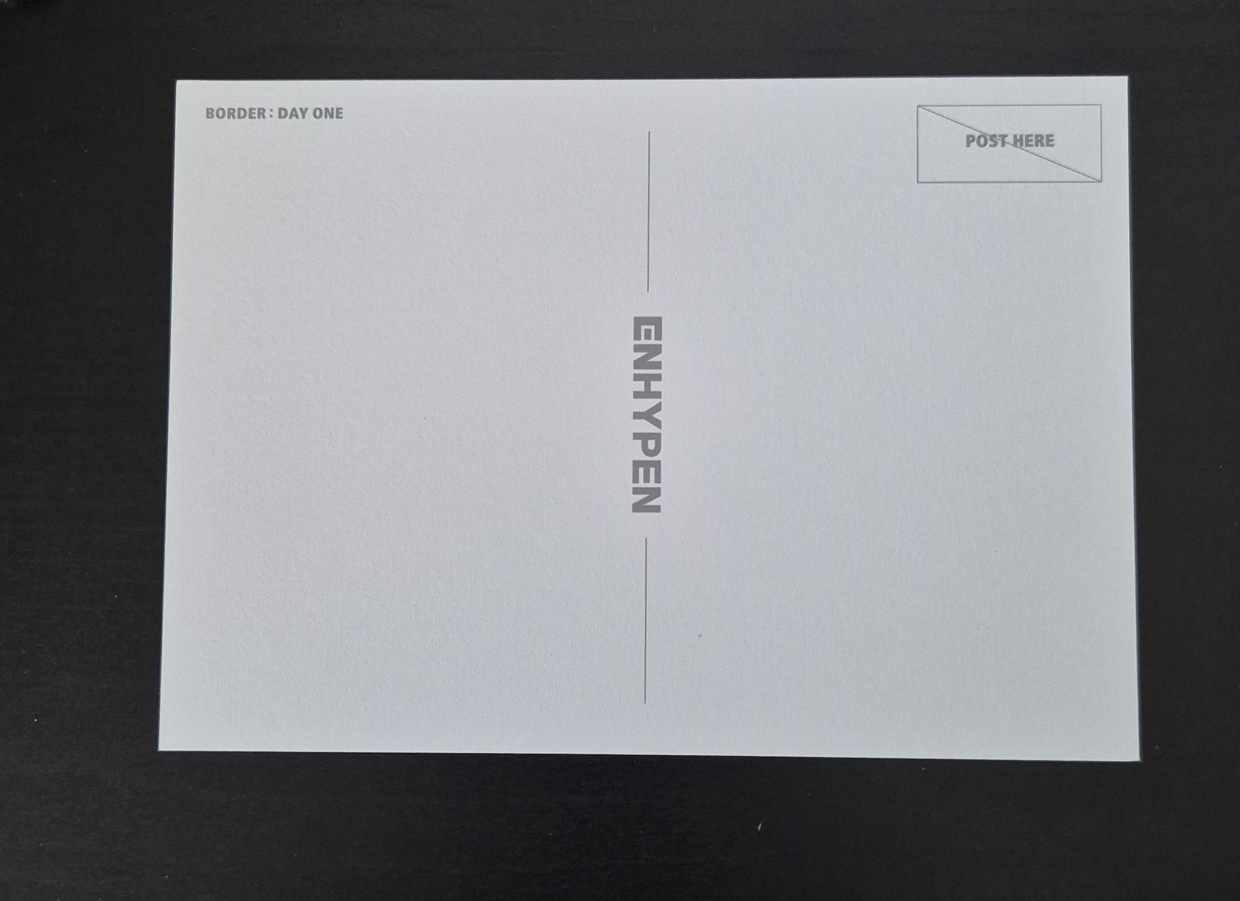 Cartoline postali: Enhypen border day one Sunghoon postcard – Nuovo (secondo la descrizione) da Schaffhausen venduto da TinyMoaGenie 1