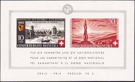 1942, Bundesfeierblock ll, Nr. B19 postfr.**, fehlerfrei.