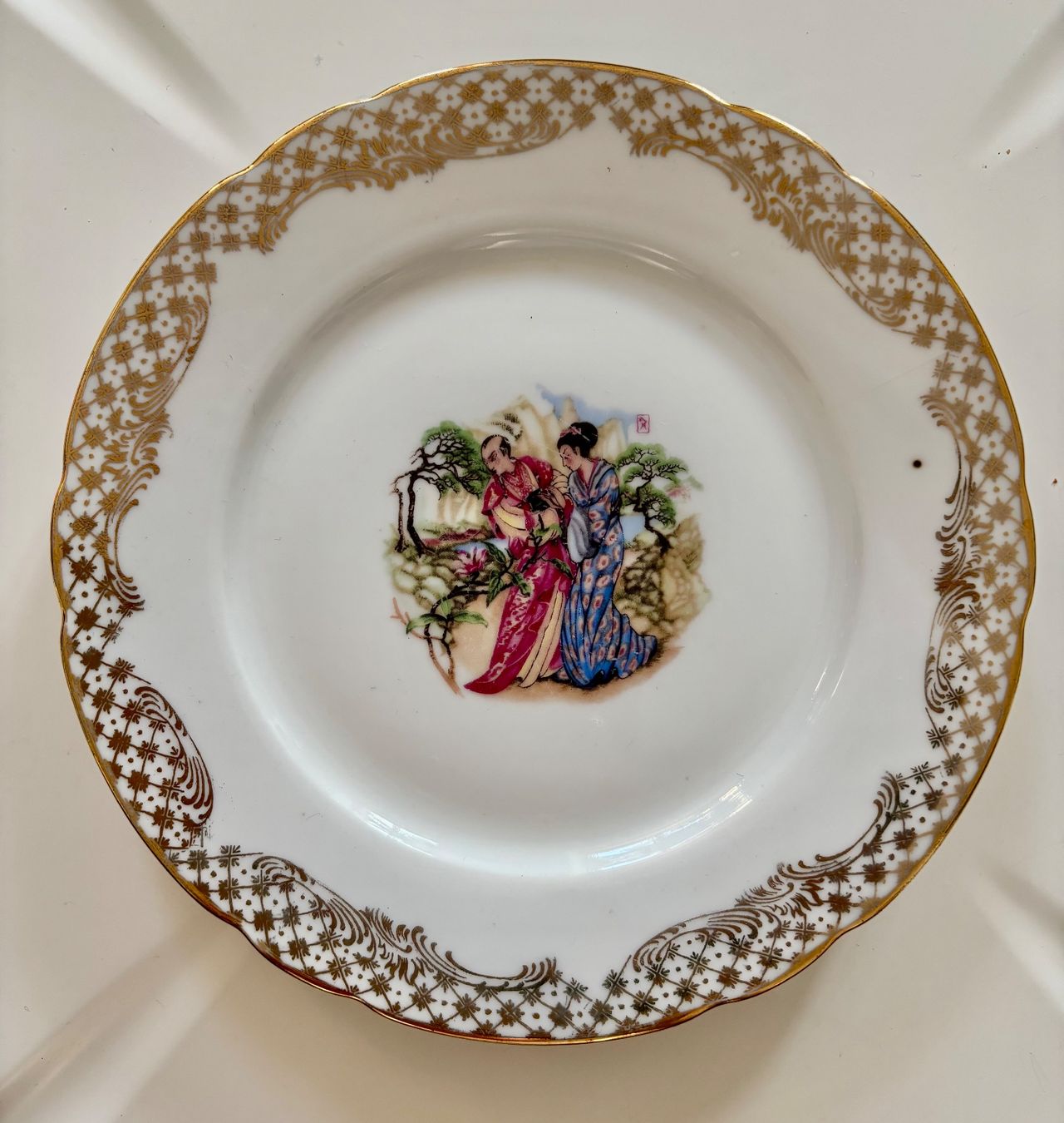 Teller: Série de 4 assiettes vintage – Gebraucht aus Neuchatel von melagian 3