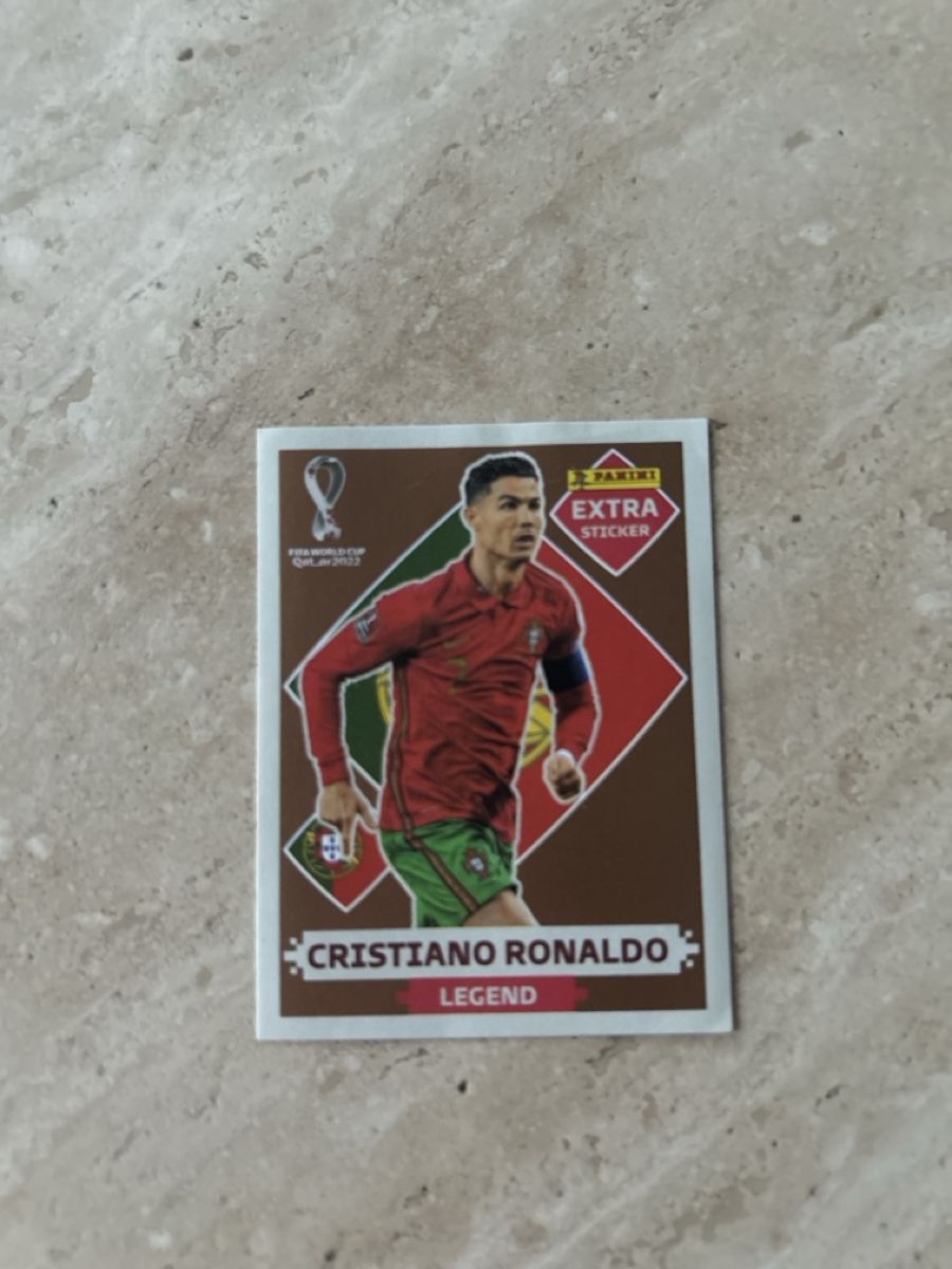 Aufkleber: Cristiano Ronaldo Extra sticker Bronze 2022 – Neu und originalverpackt aus Rorbas von cel10