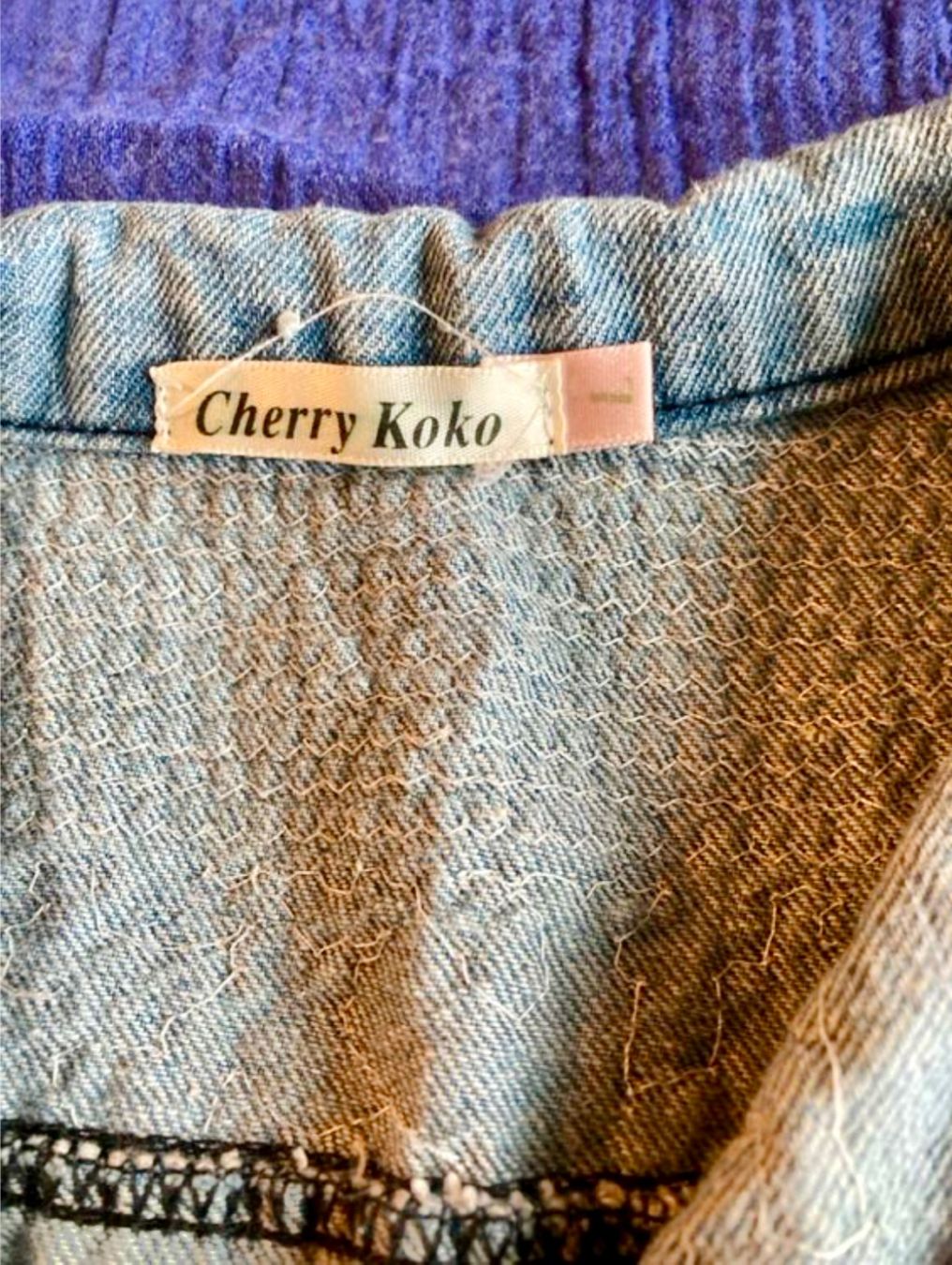 Gilet & Giacche senza maniche: Cherry Koko Damen Jeans Weste Fransen Gr. S – Usato da Pfeffingen venduto da Dimitri1985 1