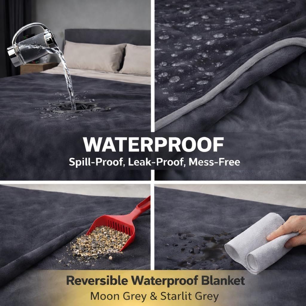 Decken & Deckenzubehör: Hundedecke Wasserdicht Wendbar 152x203cm Sofaschutz – Neu und originalverpackt aus Schaffhausen von Alvora 4