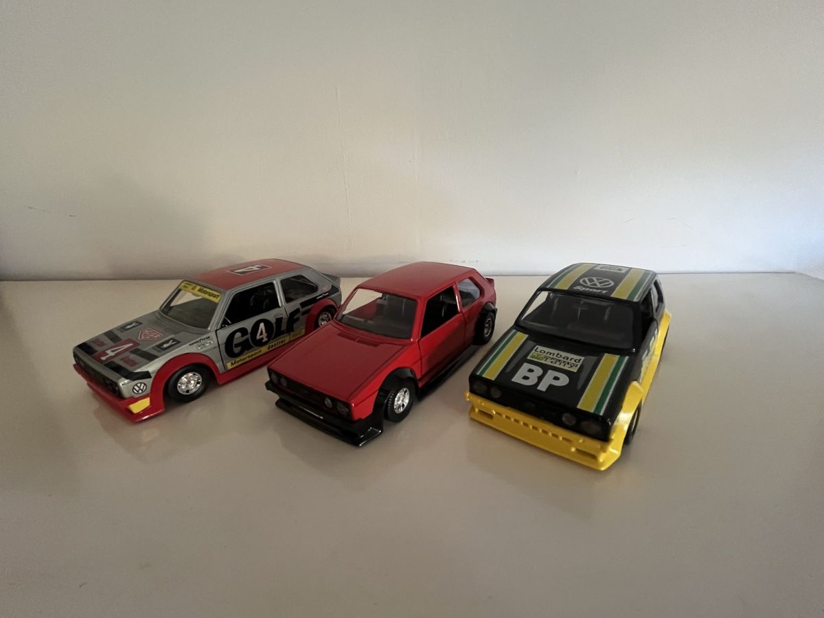 Bburago Voitures modèles: 3x VW Golf 1 Rallye Bburago – D'occasion à Wabern par Housi78 1