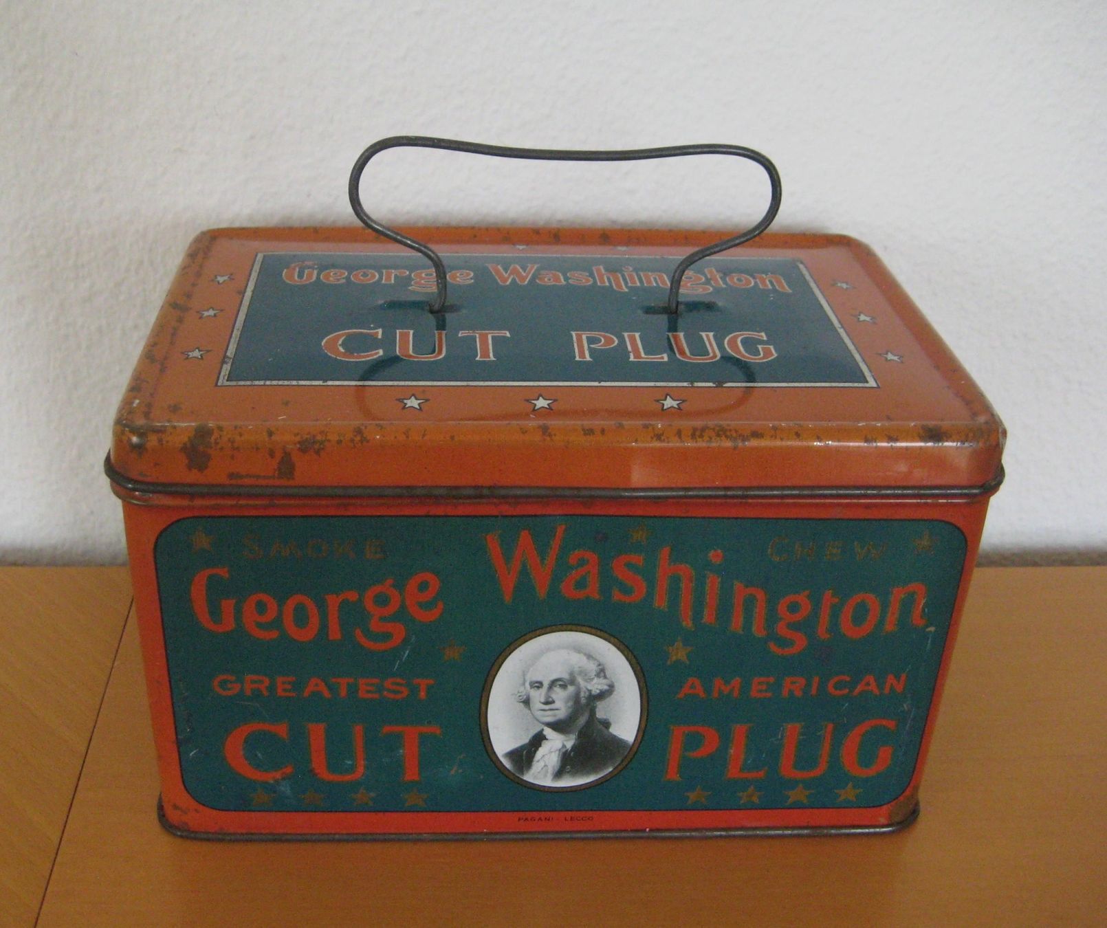 Pots: Antike Blechdose CUT PLUG George Washington – D'occasion à Langendorf par Happy11