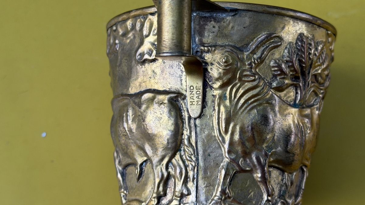 Tazze: Vaphio Becher Metall feuervergoldet – Usato da Riedholz venduto da Frettchen63 4