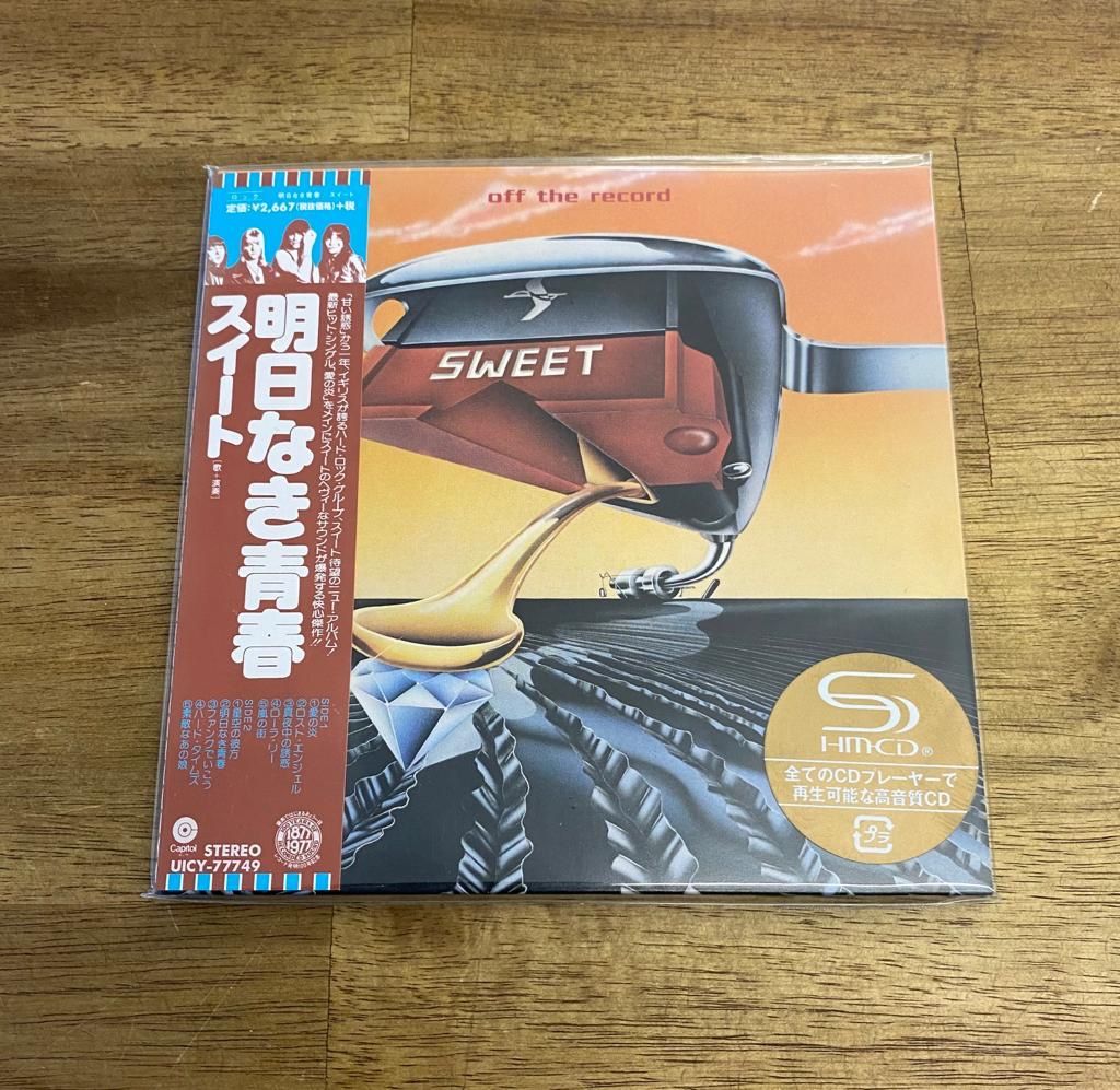 CDs: SWEET OFF THE RECORD Japan SHM Psl. CD – Neu und originalverpackt aus Belp von B7L0